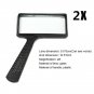 Large Reading 4X Magnifying Glass Magnifier Map Book Pocket Light Aid Lens Lense