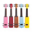 NAOMI 21 Inch Bottle Design 4 String Solid Wood Okoume Electronic Ukulele for Beginners