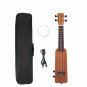NAOMI 21 Inch Bottle Design 4 String Solid Wood Okoume Electronic Ukulele for Beginners