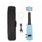 NAOMI 21 Inch Bottle Design 4 String Solid Wood Okoume Electronic Ukulele for Beginners