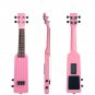 NAOMI 21 Inch Bottle Design 4 String Solid Wood Okoume Electronic Ukulele for Beginners