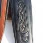 YICHUAN Guitar Strap PU Leather Embossed Adjustable Length For Acoustic Guitars Electric Bass