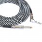 FLGW-24 3m Guitar Cable 6.5mm Jack Audio Cable for Guitar Mixer Amplifier Bass