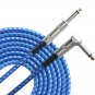 FLGW-24 3m Guitar Cable 6.5mm Jack Audio Cable for Guitar Mixer Amplifier Bass