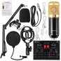 BM800 Pro Condenser Microphone Kit with V8X PRO Muti-functional Bluetooth Sound Card