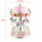 Carousel LED Light Music Box Romantic Gift Clockwork Music Box