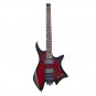 IRIN R-700 Headless Electric Guitar Set Dual Pickups Built-in String Lock Module with Speaker