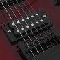 IRIN R-700 Headless Electric Guitar Set Dual Pickups Built-in String Lock Module with Speaker