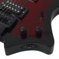 IRIN R-700 Headless Electric Guitar Set Dual Pickups Built-in String Lock Module with Speaker