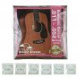 6 PCS Brass Acoustic Guitar String for Guitar Players