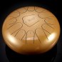 12'' Steel Tongue Drum Handpan 13 Notes Hand Tankdrum with Bag and Drumstick Gift