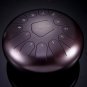 12'' Steel Tongue Drum Handpan 13 Notes Hand Tankdrum with Bag and Drumstick Gift