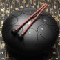 10'' Steel Tongue Drum Handpan D Major 8 Notes Hand Tankdrum  With Bag Mallets