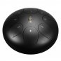 10'' Steel Tongue Drum Handpan D Major 8 Notes Hand Tankdrum  With Bag Mallets
