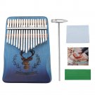 Cega 17 Key Mahogany Kalimbas Thumb Piano Musical Instrument Africa Finger Piano