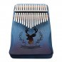 Cega 17 Key Mahogany Kalimbas Thumb Piano Musical Instrument Africa Finger Piano