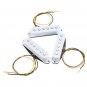 3Pcs Vintage Clean Guitar Pickups For Fender Stratocaster Strat Squier