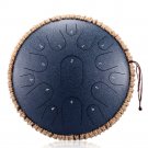 HLURU Steel Tongue Drum 13 inch 15 tone Drum Handheld Tank Drum Percussion Instrument Yoga Meditatio