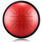 HLURU 10 Inch 8 Tone Japanese Tune Travel Drum Ethereal Drum Steel Tongue Drum Leisure Percussion In
