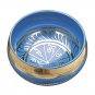 Tibetan Singing Bowl With Traditional Design Tibetan Buddhist Prayer Flag Handmade in Nepal