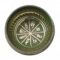 Tibetan Singing Bowl With Traditional Design Tibetan Buddhist Prayer Flag Handmade in Nepal