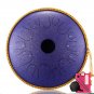 Hluru 14 Inch 14 Tone C Key Ethereal Drum Steel Tongue Drum Percussion Handpan Instrument with Drum 
