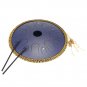 Hluru 14 Inch 14 Tone C Key Ethereal Drum Steel Tongue Drum Percussion Handpan Instrument with Drum 