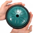HLURU 5.5'' Steel Tongue Drum 6 Notes Handpan Tankdrum Yoga Instrument With Bag&Mallets