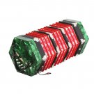 20-Button Concertina with Carrying Bag Adult Primary Playing Hexagon Accordion Keyboard Toys Gift fo