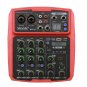WENYANWEN Mini 2 Channel USB Delay and Repeat Efferts Audio Mixer Console With Bluetooth