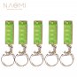 Naomi 5 PCS 4 Hole 8 Tone Mini Harmonica Keychain Key Rings For Toy Gift Musical Instrument