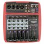 WENYANWEN Mini 4 Channel 16 DSP Effect USB Delay and Repeat Efferts Audio Mixer Console With Channel
