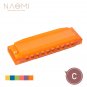 Naomi Harmonica Comb Melodica C Tune Plastic 10 Holes Harmonica Children Harmonica Beginner Use Chil