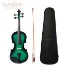 NAOMI Acoustic Violin 4/4 Violin Fiddle With Case+Bow Set
