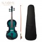 NAOMI Acoustic Violin 4/4 Violin Fiddle With Case+Bow Set