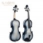 NAOMI Acoustic Violin 4/4 Violin Fiddle With Case+Bow Set