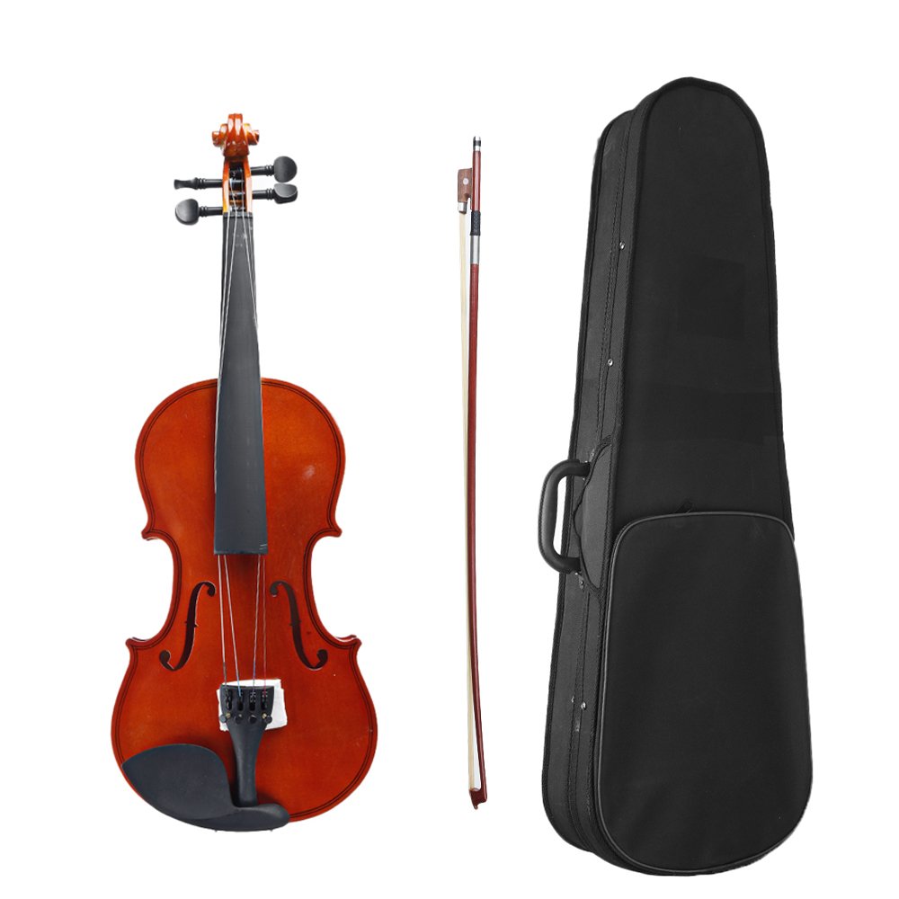 4/4 Acoustic Violin with Case Bow for Violin Beginner
