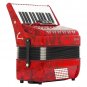 Irin 26 Key 48 Bass Accordion Three Rows Spring Level Playing Accordion Keyboard Instrument