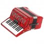 Irin 26 Key 48 Bass Accordion Three Rows Spring Level Playing Accordion Keyboard Instrument