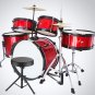 Jeanpole Musical Drum Kit Set Toy Musical Kids Instrument Boy Junior Instruments