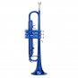 Bb Beginner Trumpet Brass Band Gold Plated Care Kit Case in Gold Silver Red Blue Black