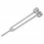 128HZ Aluminum Alloy Silver Tuning Fork Chakra Hammer Ball Diagnostic Tools