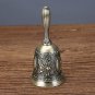Retro Metal Tone Copper School Dinner Shop Hand Bell Tea Bell Hand Held 2.2x4.5