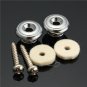 2pc Mushrooms Shape Round Head Guitar Bass Strap Buttons Locks Guitar Parts Strap Pin