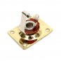 Rectangle Style Jack Plate Guitar Socket Bass Jack 1/4 Output Input Jack Socket For Electric Guitar 