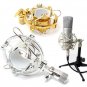 Microphone Shock Mount Cradle Holder Clip Stand for Recording Studio