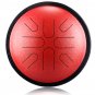 10'' 8 Notes Steel Tongue Drum Handpan Hand Tankdrum With Storage Bag Mallets