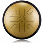 10'' 8 Notes Steel Tongue Drum Handpan Hand Tankdrum With Storage Bag Mallets