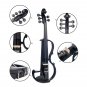 NAOMI 4/4 Full Size Electric Violin Fiddle 5 String Silent Violin Accessories