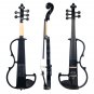 NAOMI 4/4 Full Size Electric Violin Fiddle 5 String Silent Violin Accessories